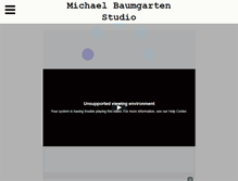 Tablet Screenshot of michaelbaumgarten.com